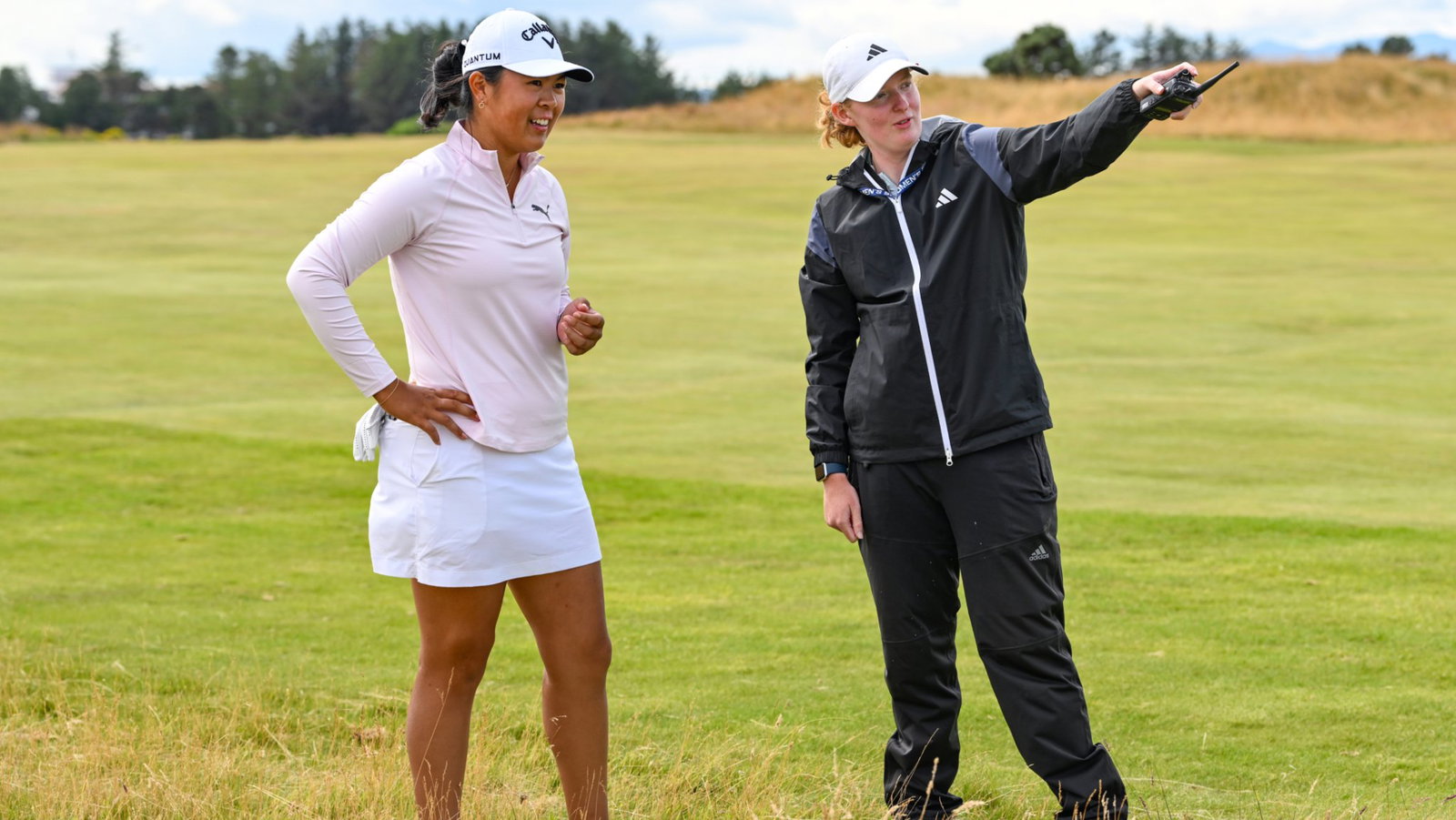 Anna Huang and LET Referee Lauren Jones (Oli Brady)