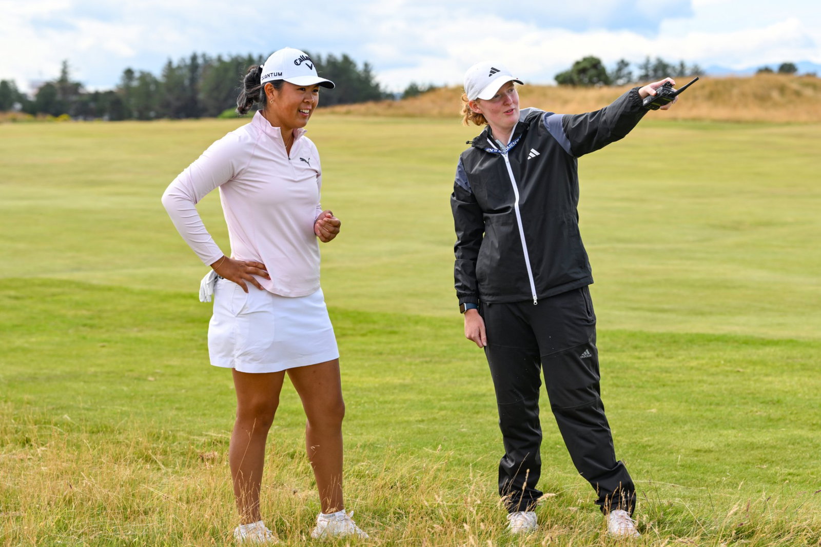 Anna Huang and LET Referee Lauren Jones (Oli Brady)