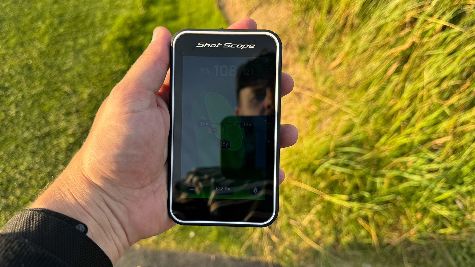 The H50's screen can struggle a little in bright light.