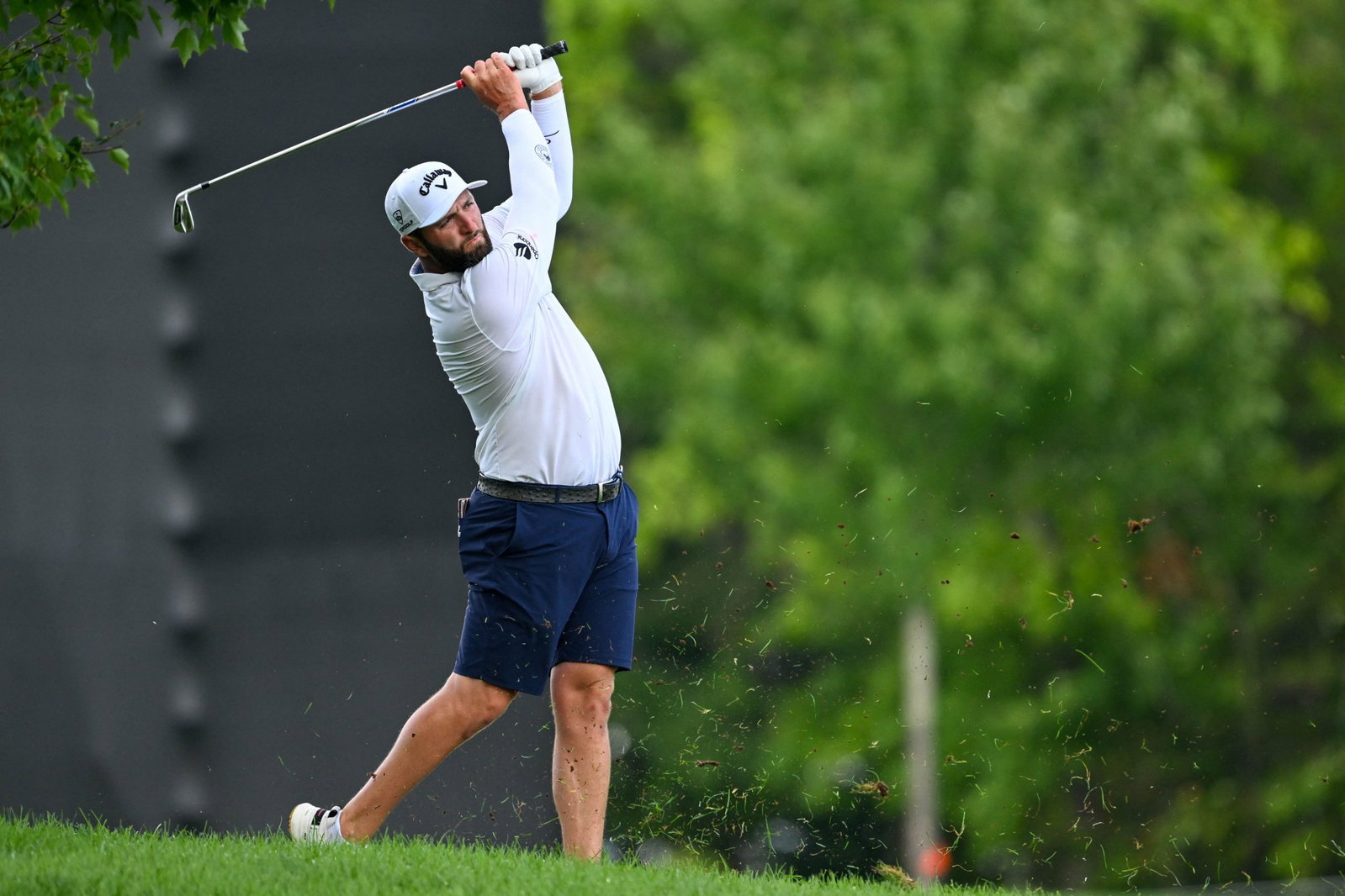 Jon Rahm began with a round of 72 in New York