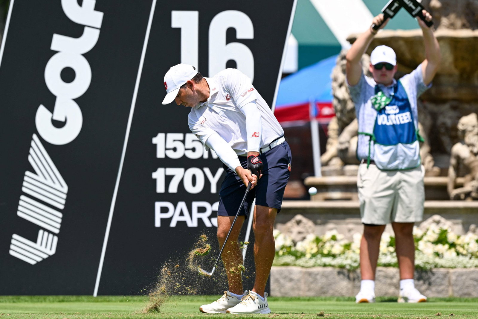 Garcia in LIV Golf action 