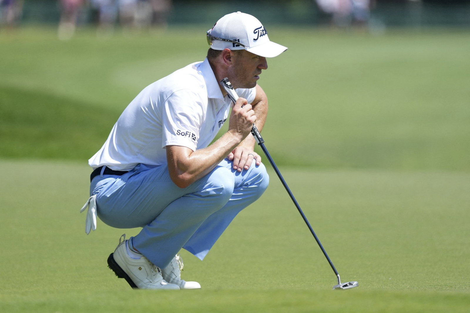Justin Thomas said he found Lucas Glover's protest amusing