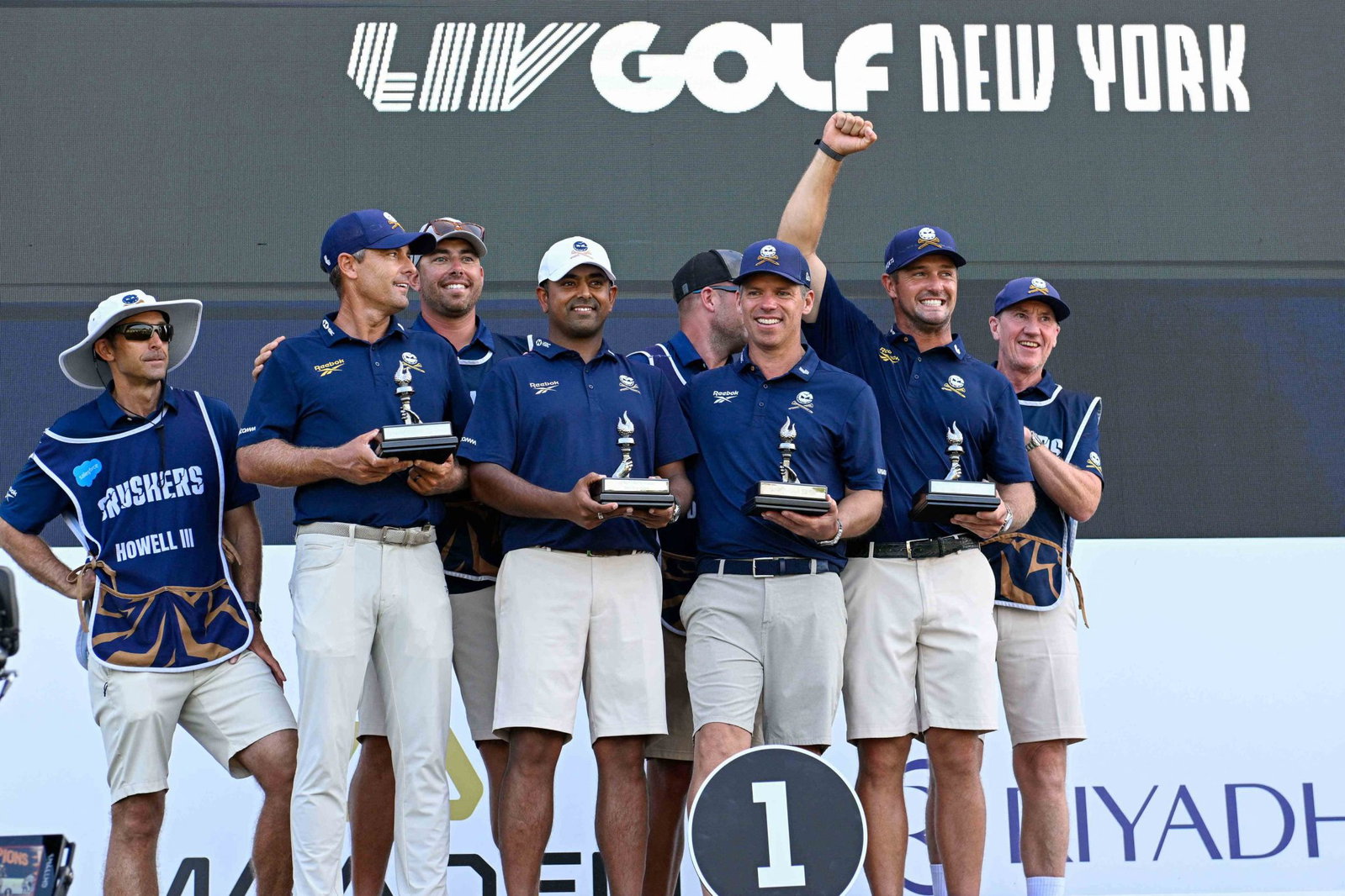 Bryson DeChambeau and his Crushers LIV Golf team