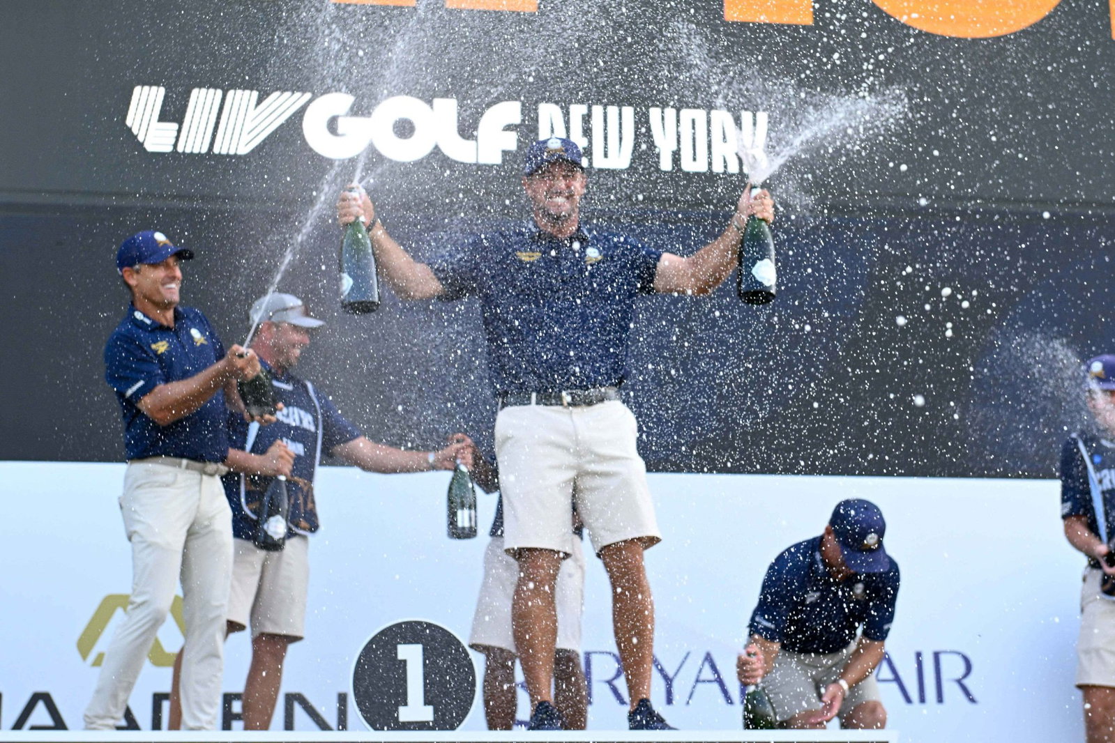 DeChambeau's Crushers won the team event