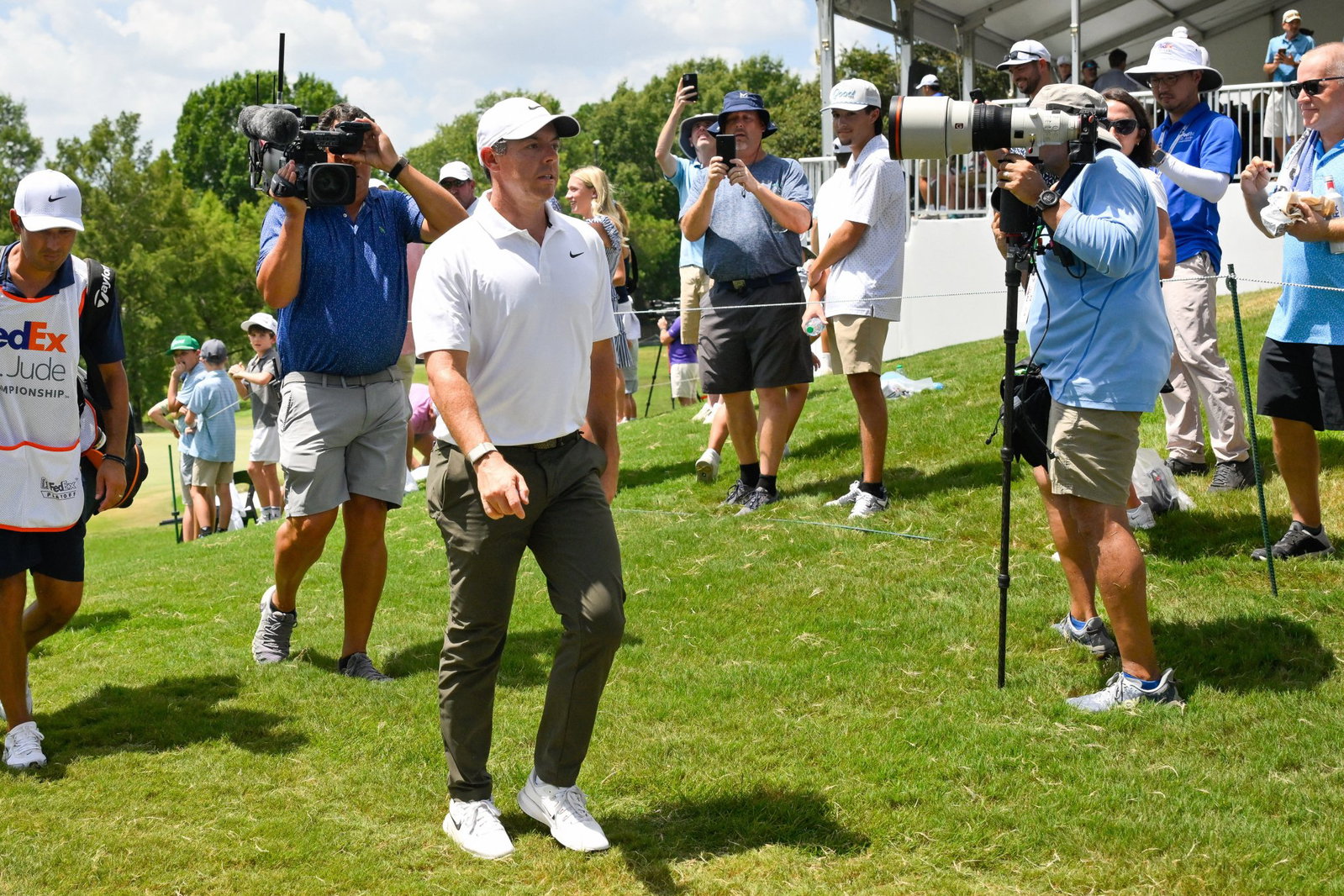 Rory McIlroy has struggled so far at the FedEx St. Jude Championship