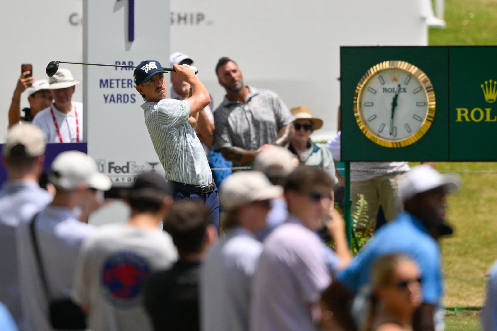 Knapp in action at FedEx St Jude Championship