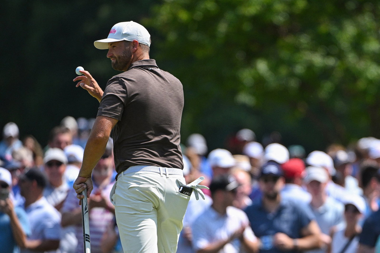 Wyndham Clark has the lead at the BMW Championship
