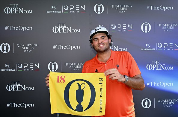 Eugenio Chacarra earned a spot in the field at the 2026 Open by winning in Italy