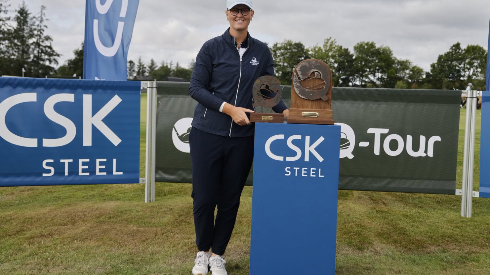 Moa Svedenskiold wins the CSK Steel Women's Open (photo credit Jesper Vinzents)