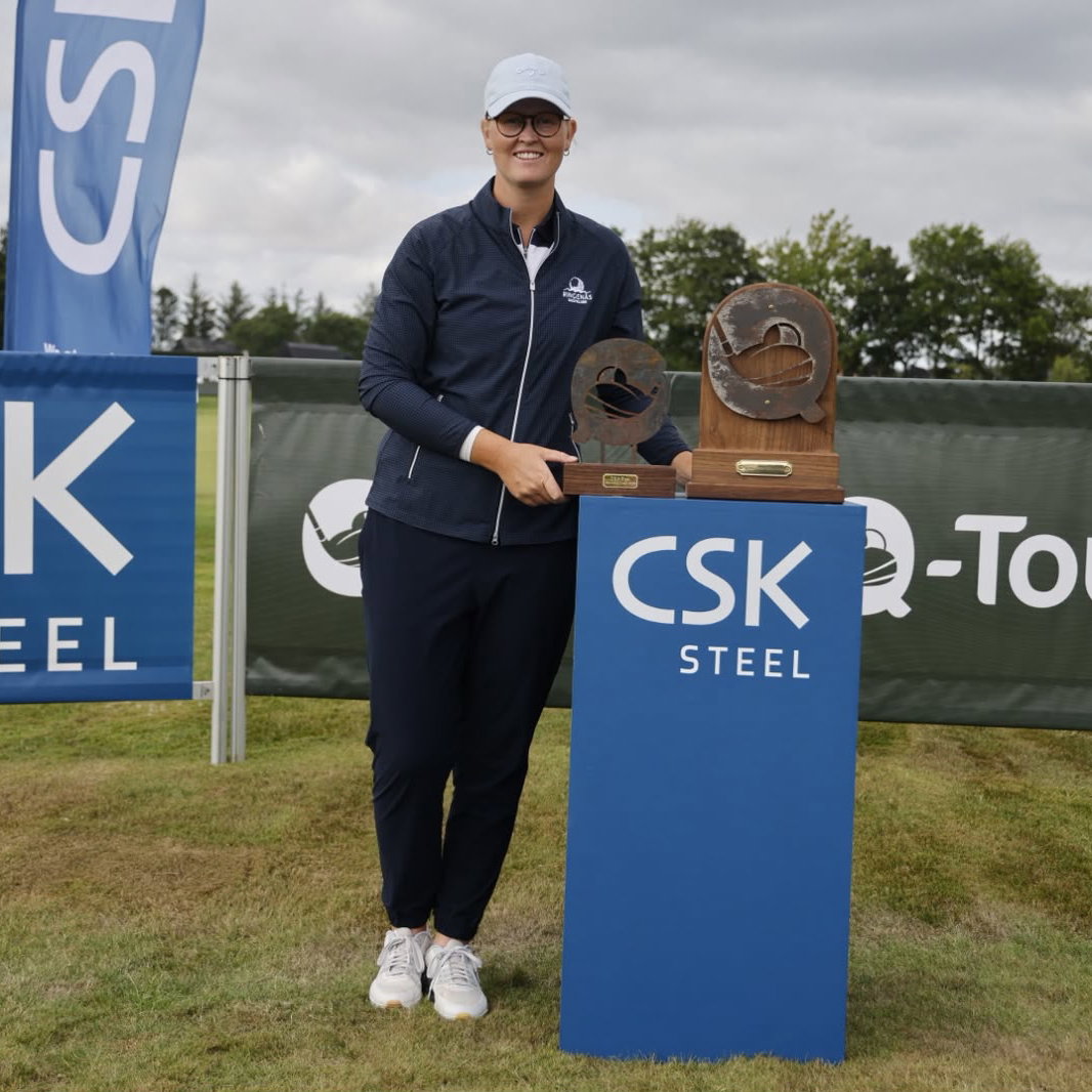 Moa Svedenskiold wins the CSK Steel Women's Open (photo credit Jesper Vinzents)