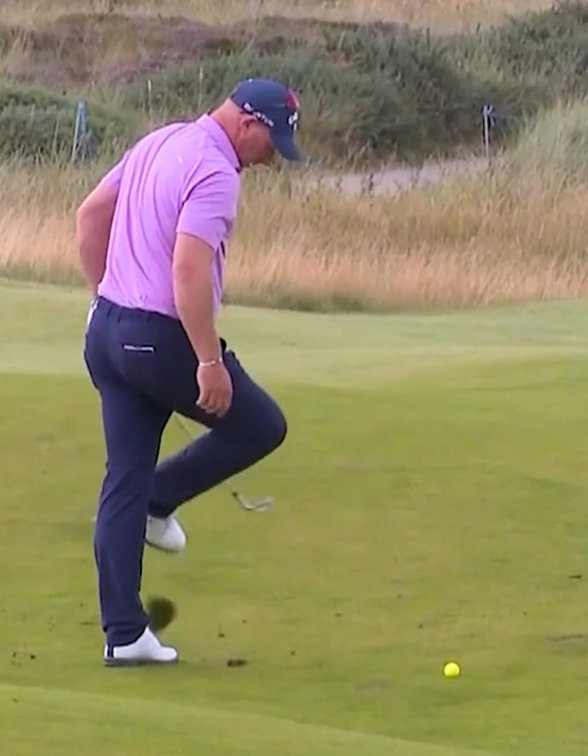 Norris was handed a two-shot penalty for this