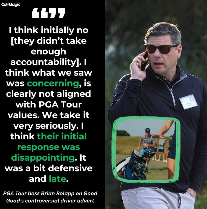 Rolapp is not impressed with Good Good Golf