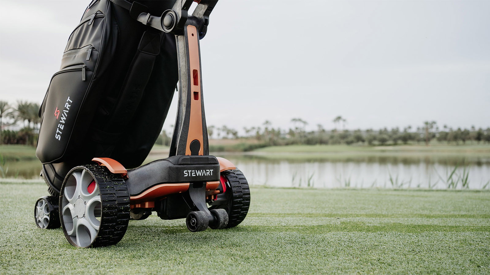 4. Stewart Golf remains the benchmark for luxury and technological excellence in the trolley space. Courtesy Stewart Golf
