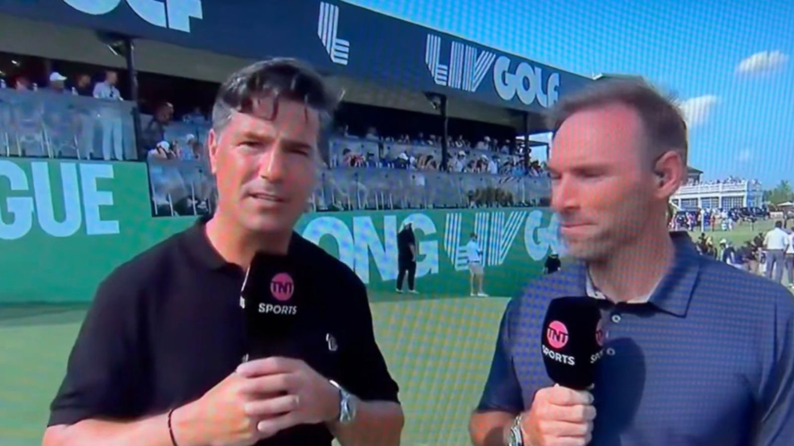 TNT Sports presenter Craig Doyle made the claim during the broadcast at LIV Golf New York