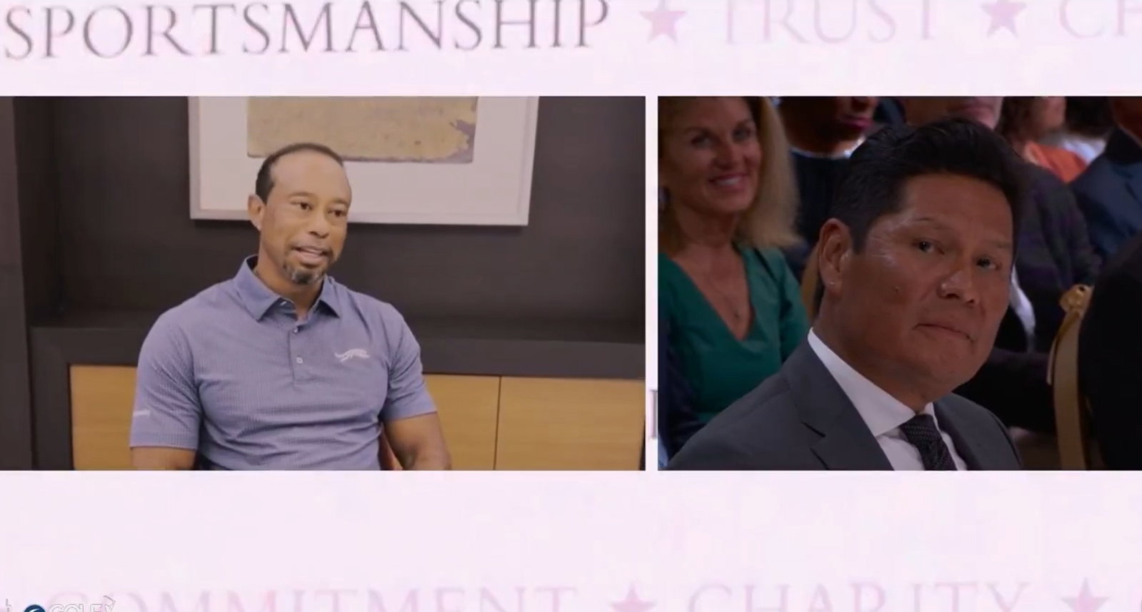 Woods praised Begay for his work (Golf Channel / X) 