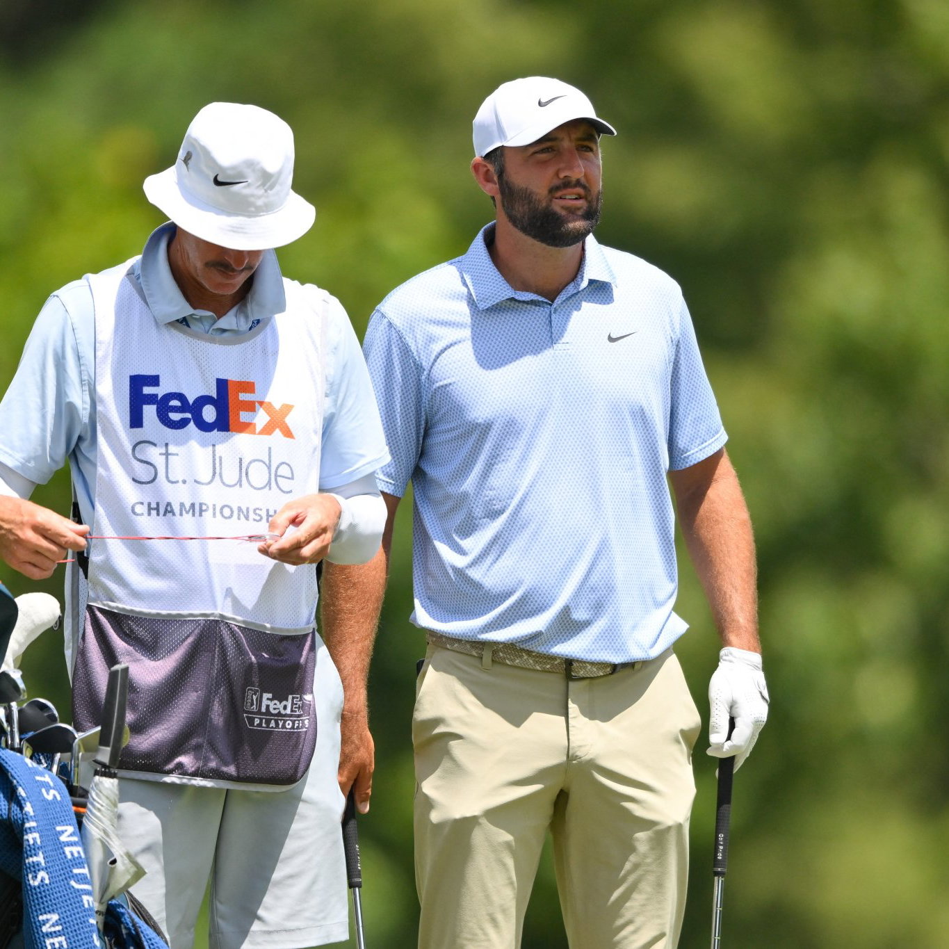 Ted Scott and Scottie Scheffler