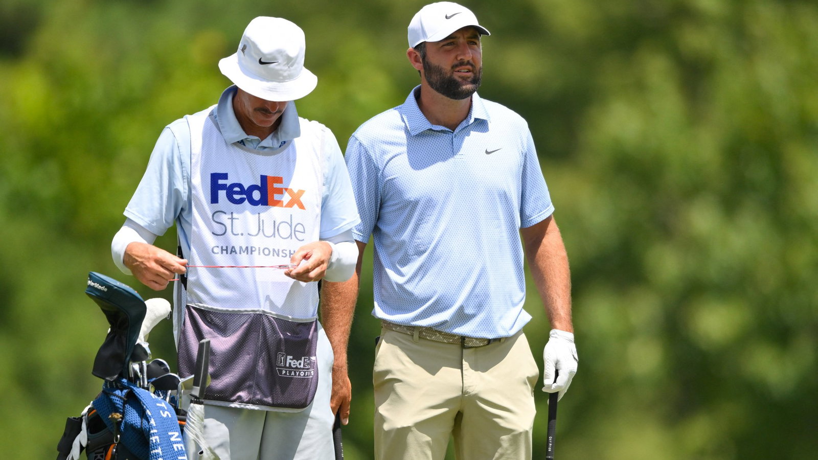 Ted Scott and Scottie Scheffler