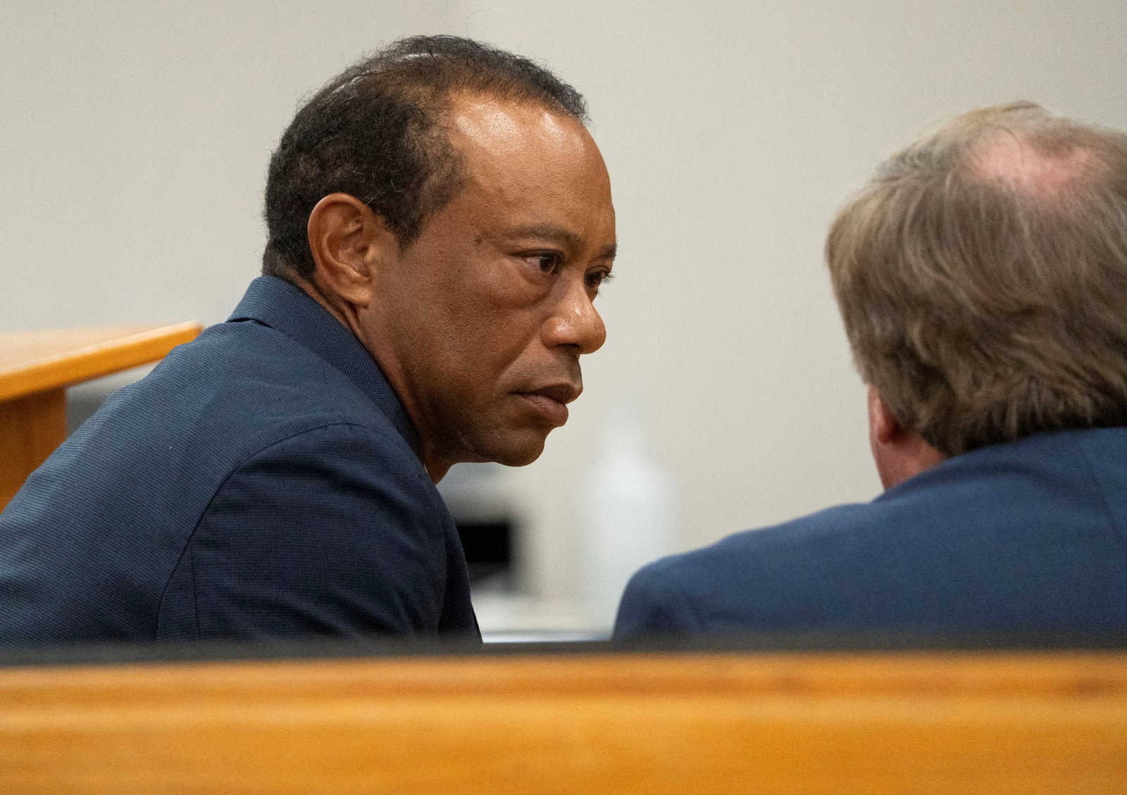 Woods at his court hearing in Stuart, Florida 