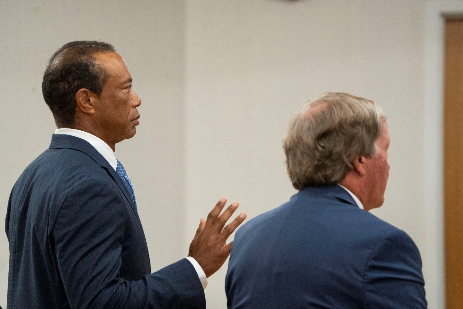 Woods in court on Wednesday