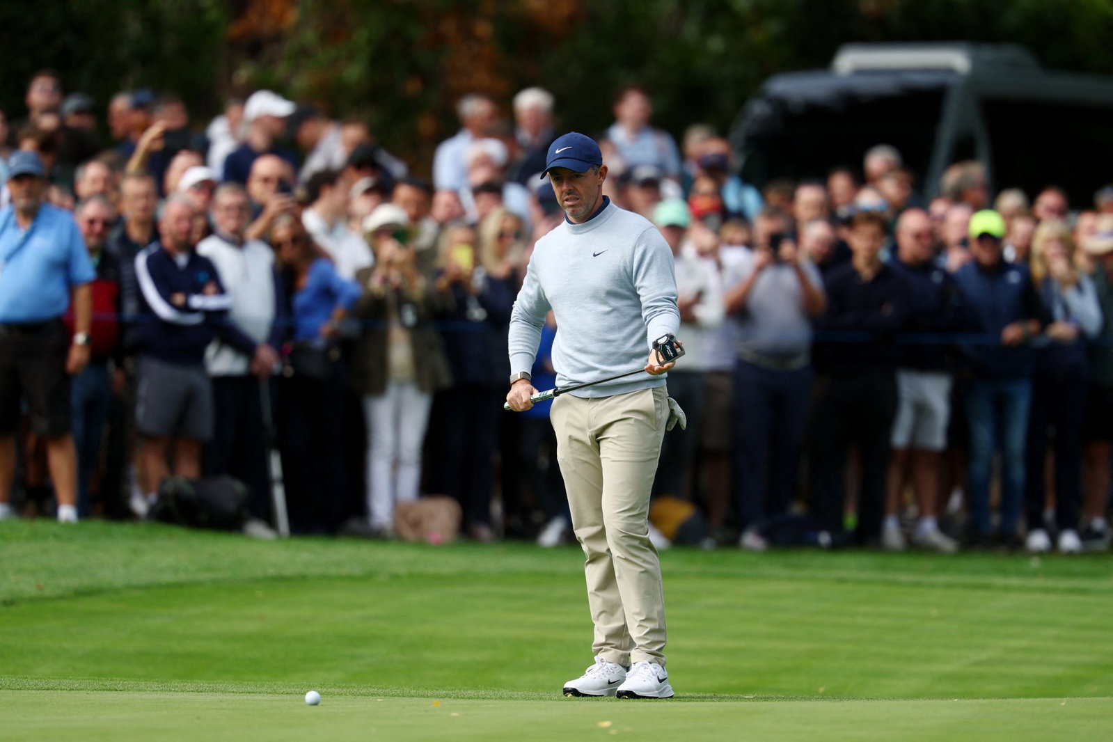 Rory McIlroy is attempting to win his second BMW PGA Championship