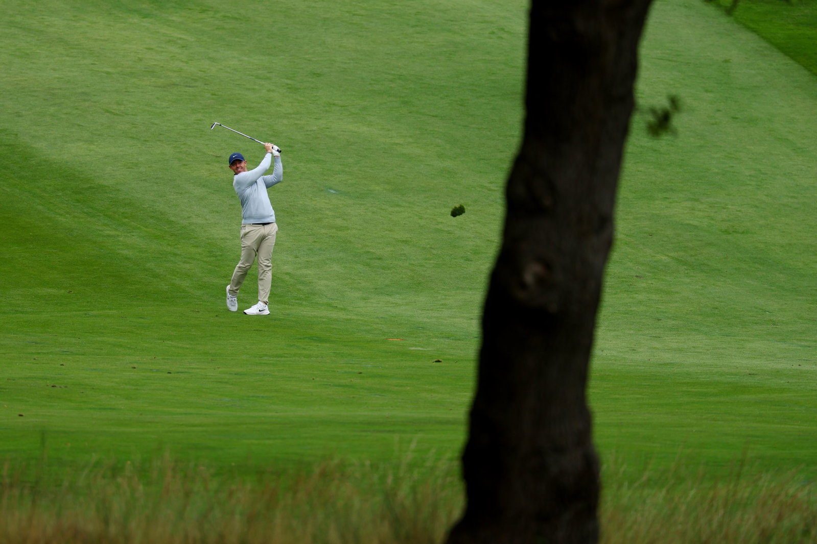 Rory McIlroy is two strokes adrift of the lead heading into the final round