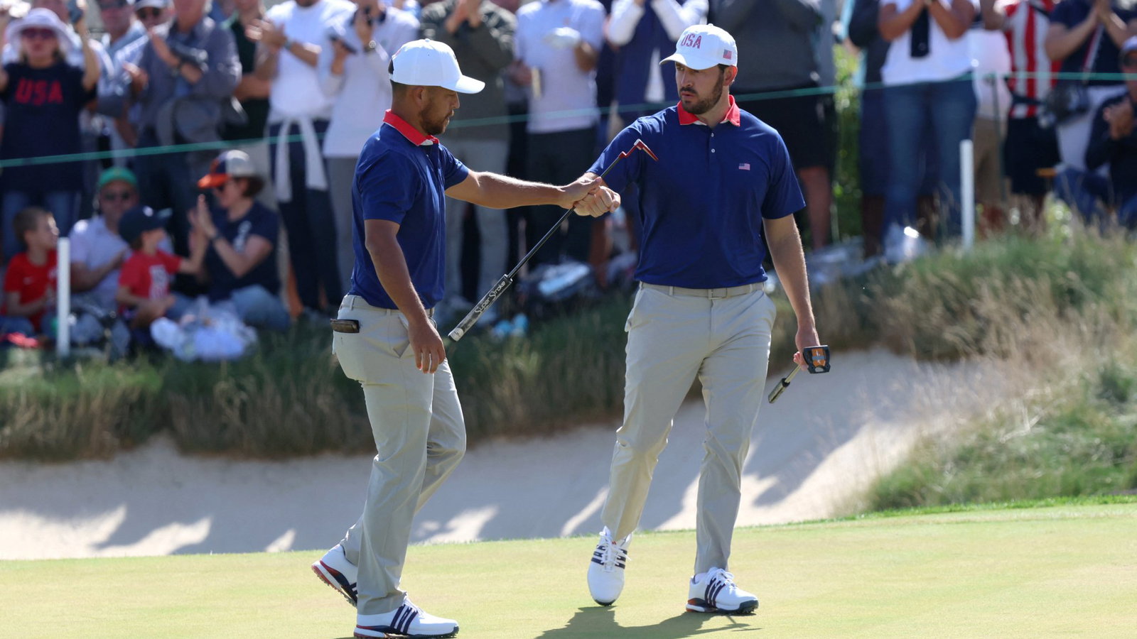 Xander Schauffele and Patrick Cantlay at the 2026 Presidents Cup