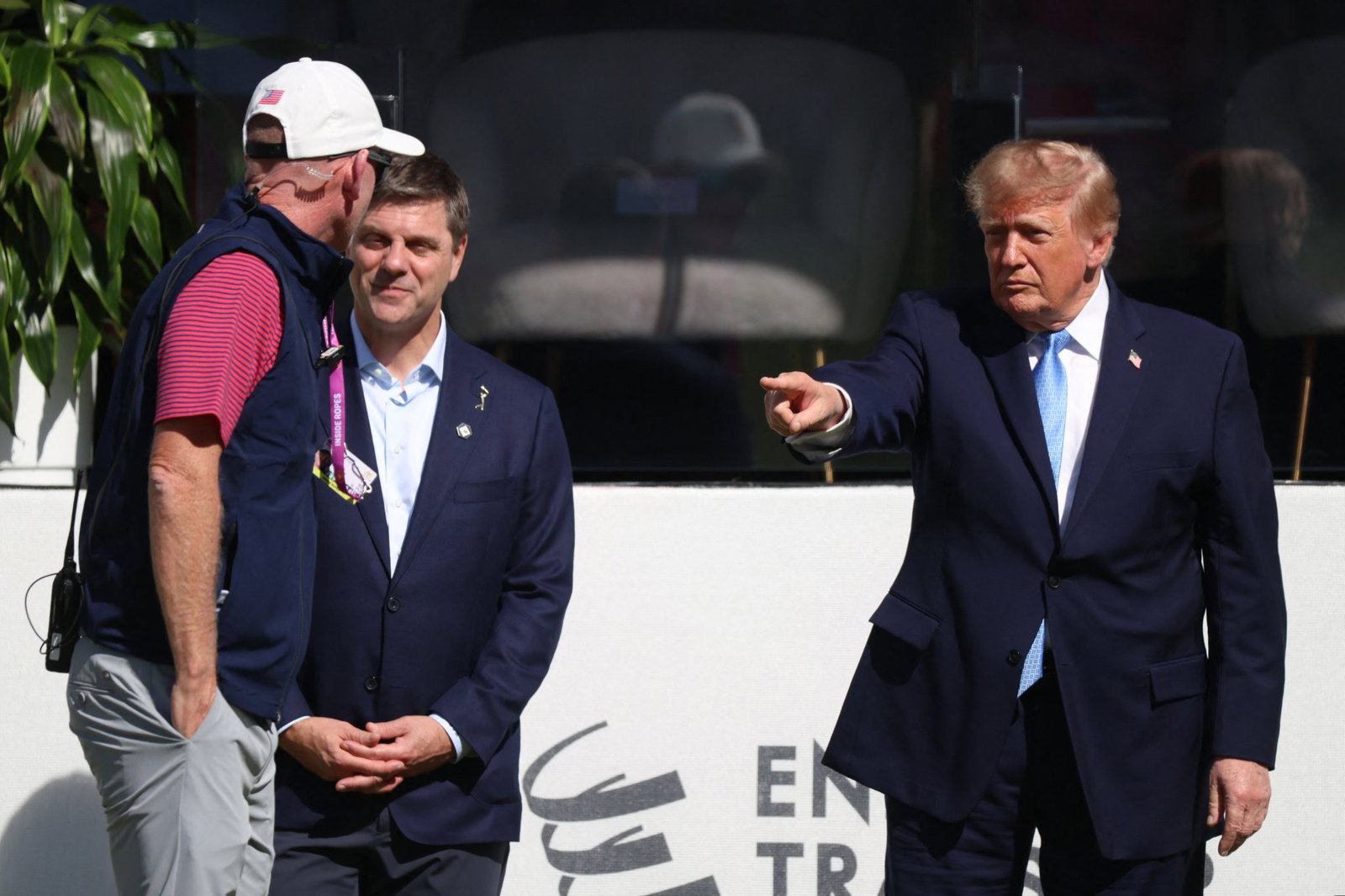 Donald Trump turned up at Medinah