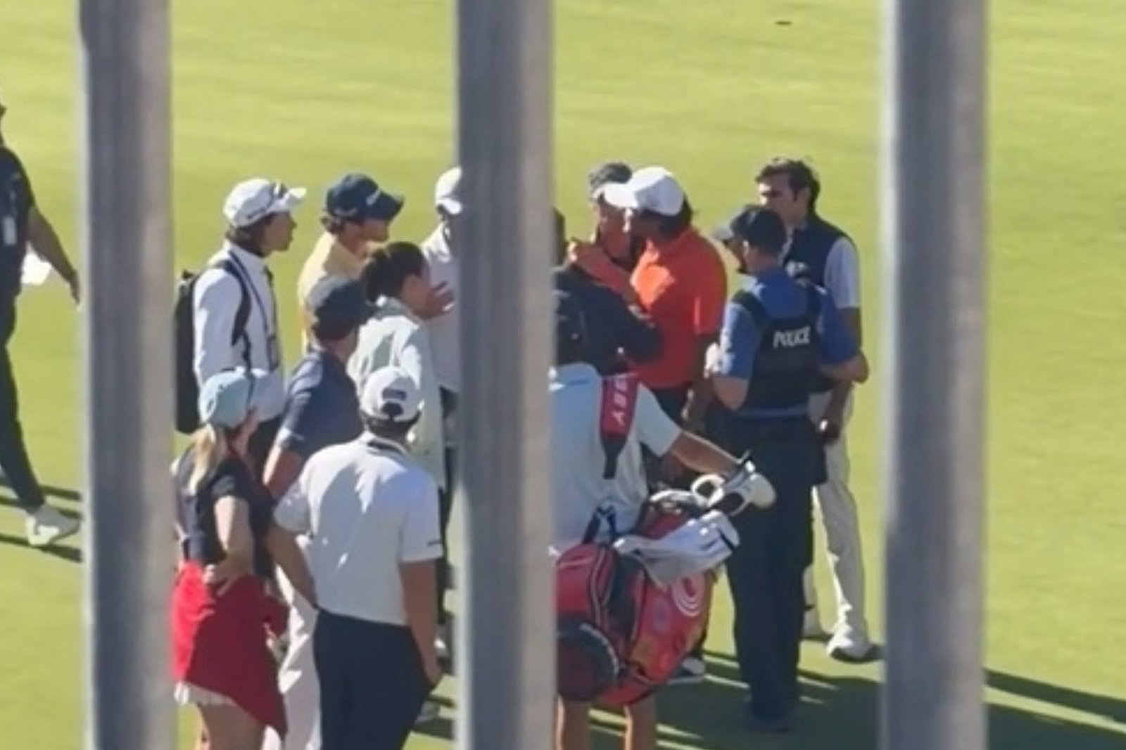 Eugenio Chacarra in heated argument on Sunday (Reddit)