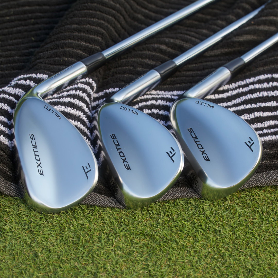 Tour Edge's new Exotics Milled wedges. Courtesy Tour Edge