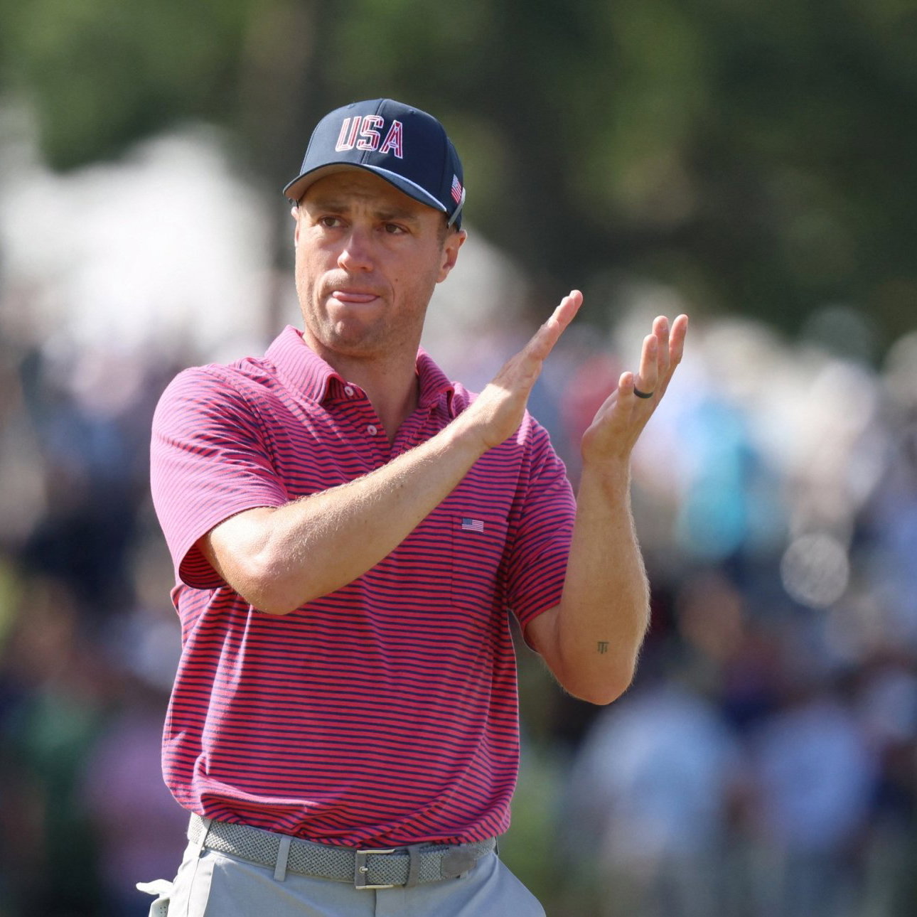 Justin Thomas in the Tommy Polo