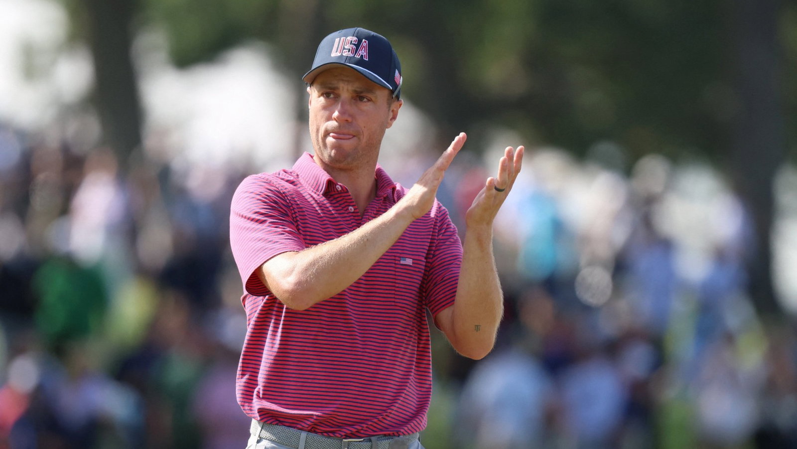 Justin Thomas in the Tommy Polo