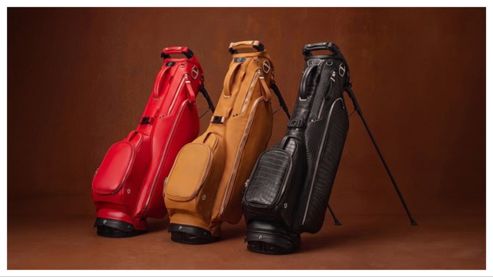 Vessel launches popular Sunday IV Leather Stand golf bag in three
