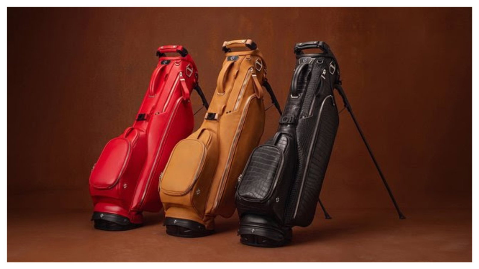 NEW Vessel Sunday IV Leather Stand Bags