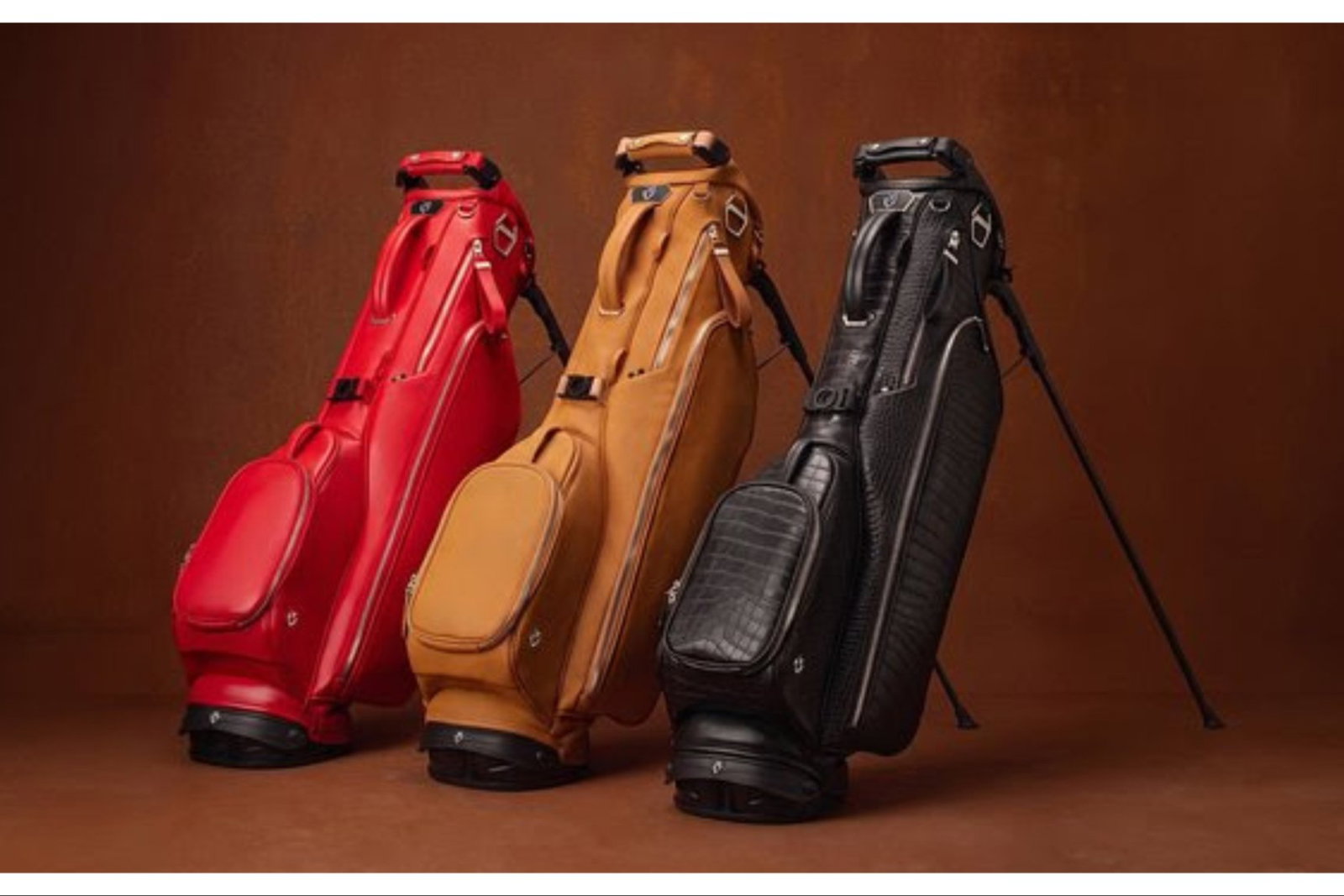 NEW Vessel Sunday IV Leather Stand Bags