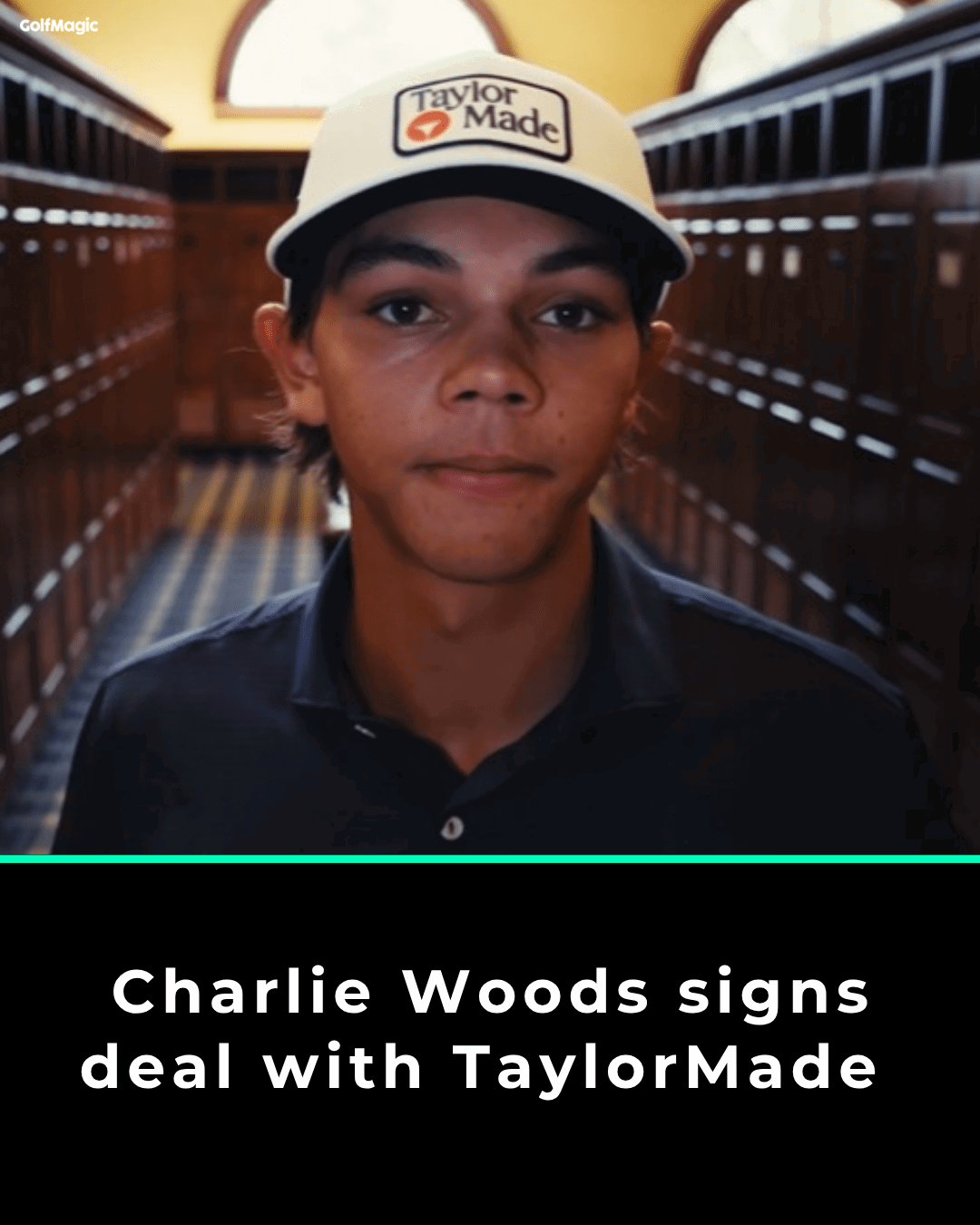 Charlie Woods joins TaylorMade