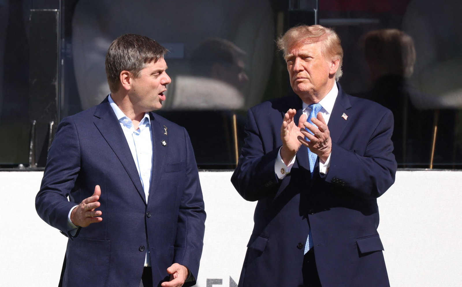 PGA Tour CEO Rolapp with U.S. President Trump