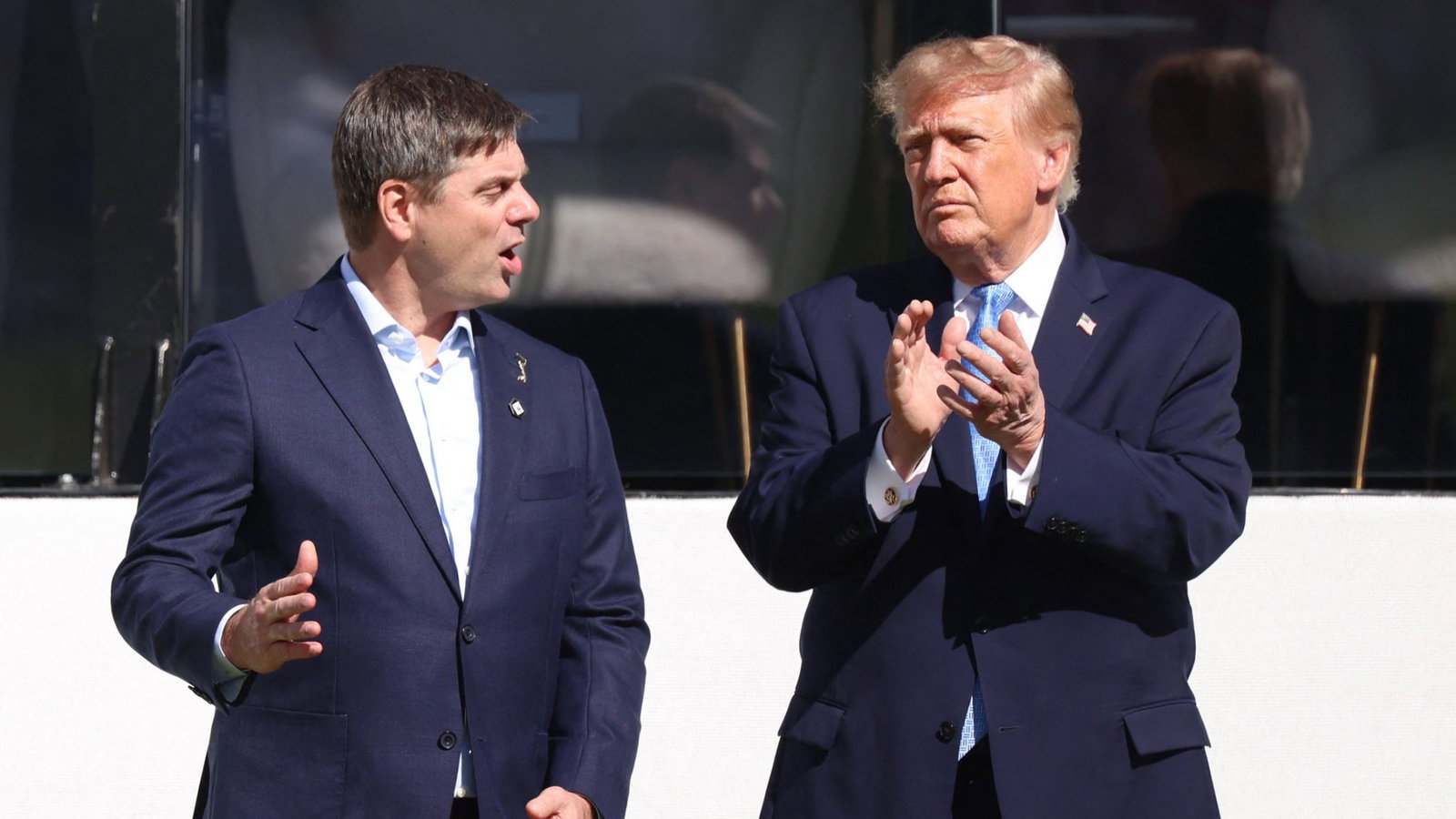 PGA Tour CEO Rolapp with U.S. President Trump