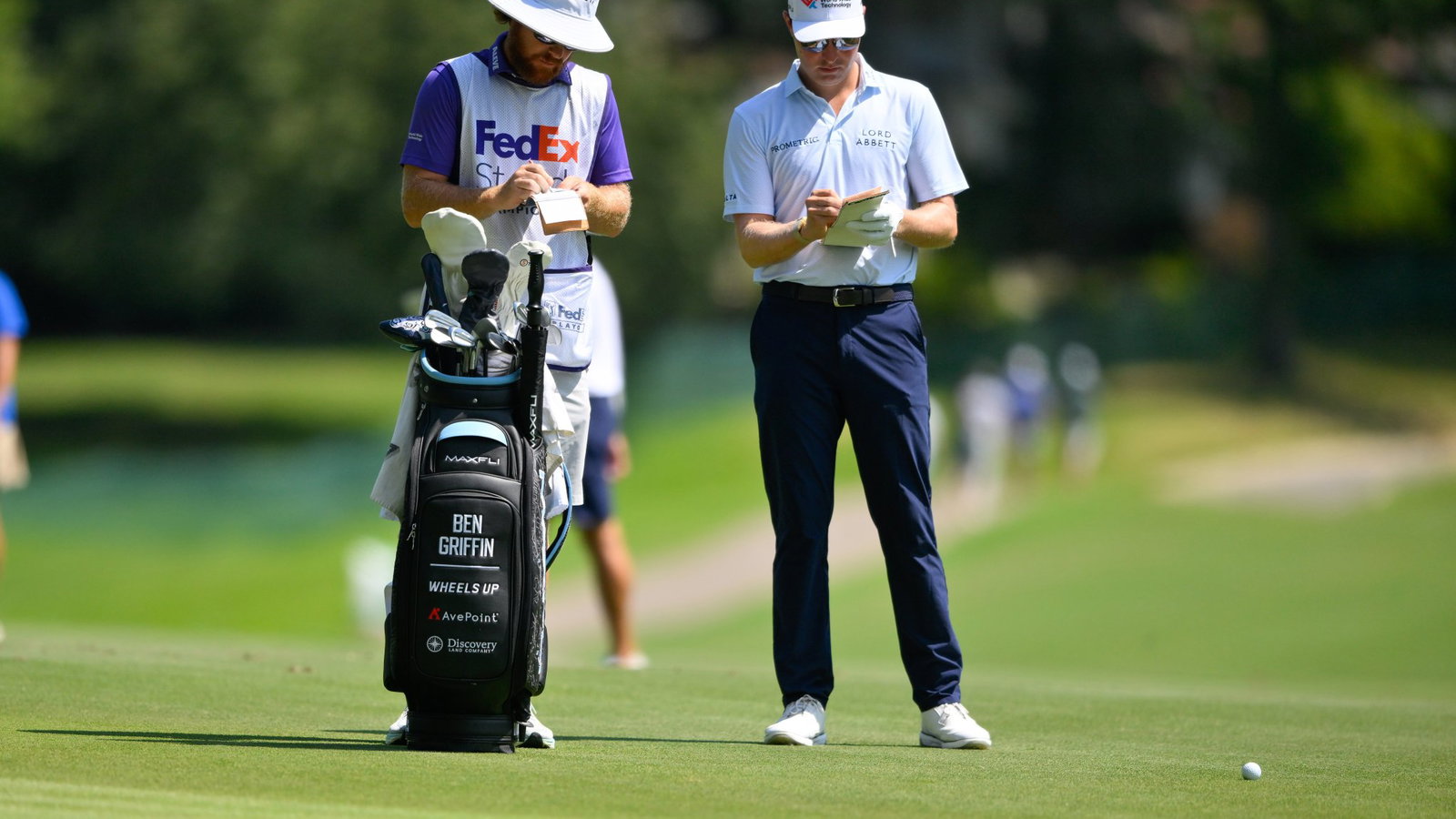 Ben Griffin and his former caddie