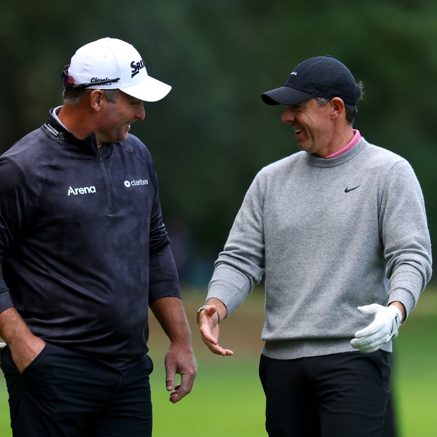 Ryan Fox with Rory McIlroy 