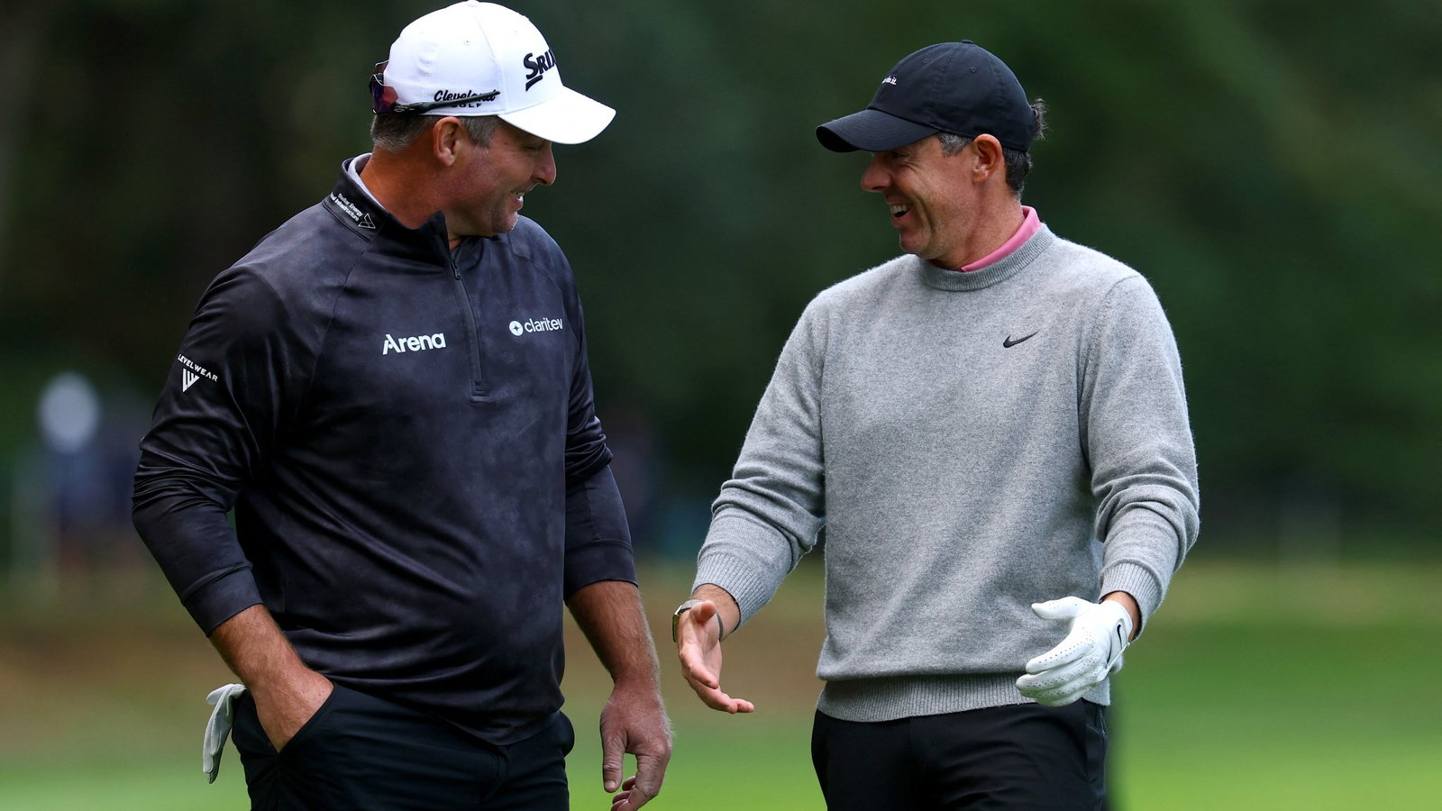 Ryan Fox with Rory McIlroy 