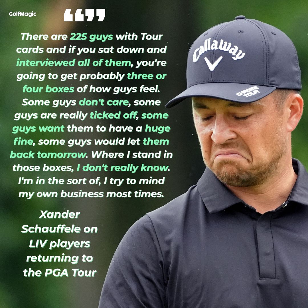Schauffele's verdict on Rahm quitting LIV