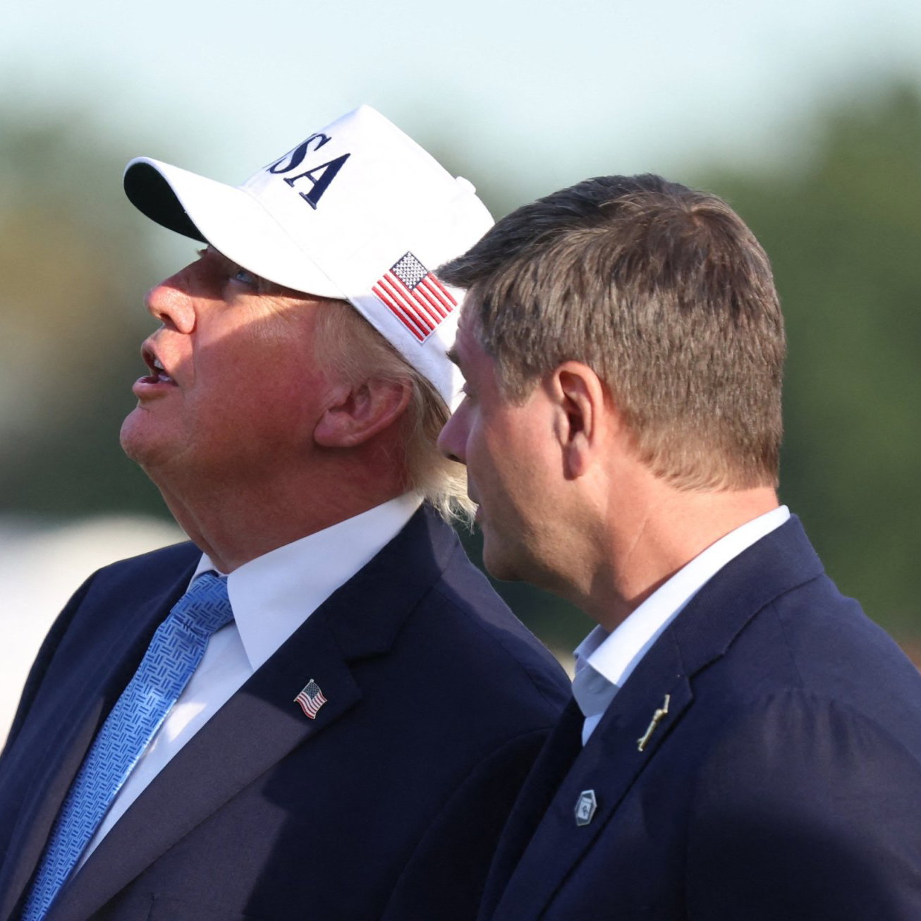 Donald Trump with Brian Rolapp