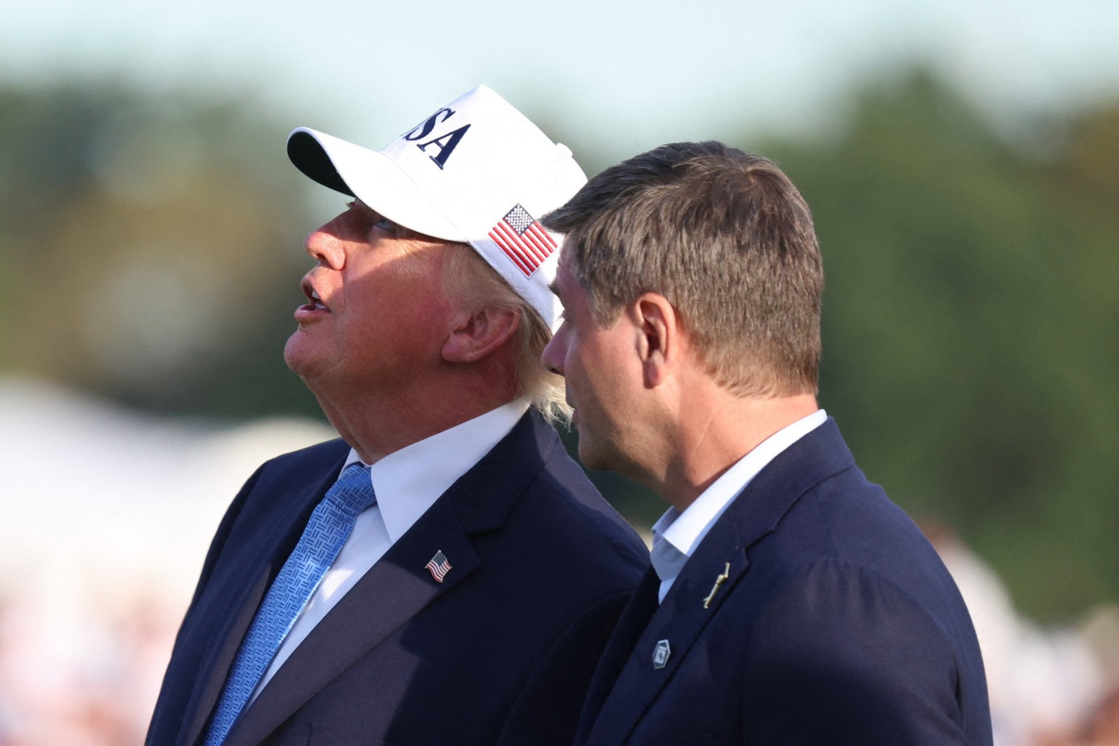 Donald Trump with Brian Rolapp