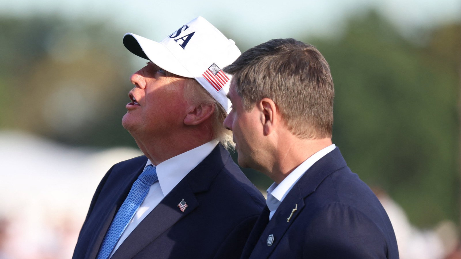 Donald Trump with Brian Rolapp