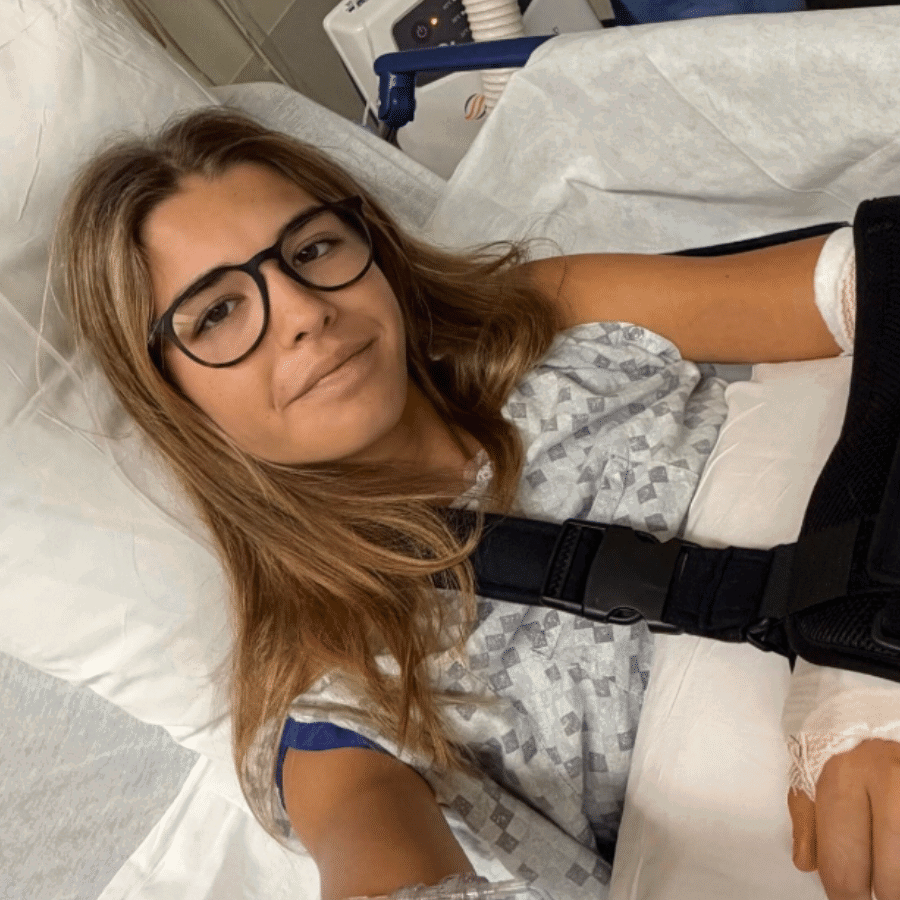 Kai Trump gave an update on her surgery