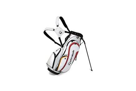 Monza Featherweight Stand Bag - Black/White