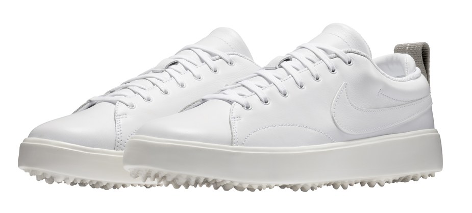 nike all white golf shoes