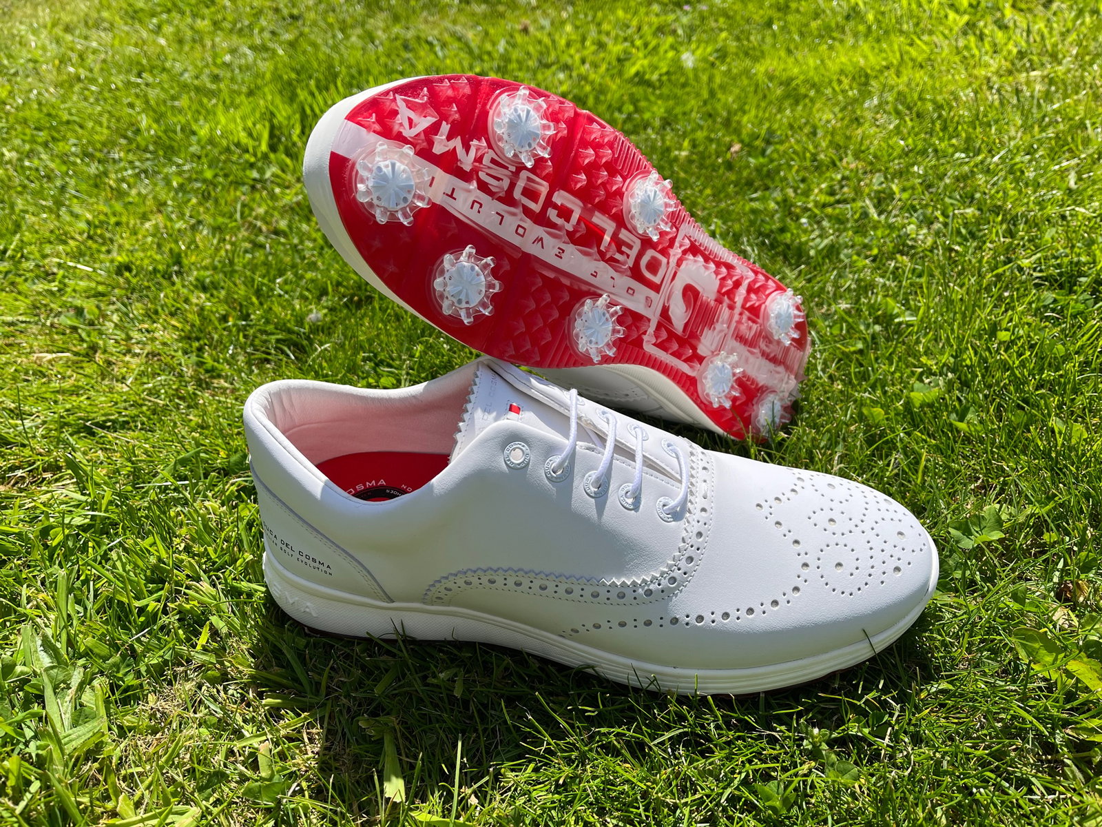 DUCA DEL COSMA ゴルフシューズ ホワイト/レオパード Padova - Womens Summer Golf Shoes – Duca del Cosma US