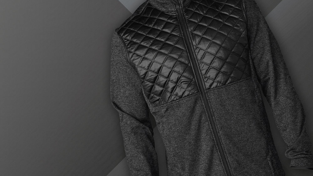 adidas golf quilted prime fill jacket