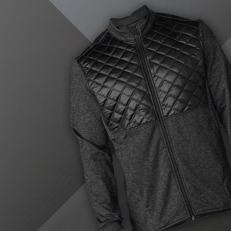 adidas golf quilted prime fill jacket